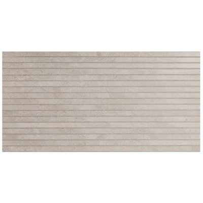 Lune 24x48 Fluted Matte Porcelain Tile