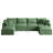 148" Cloud Couch, Oversized Modular Comfy Sofa for Living Room, U Shaped Sectional Couches with Detachable Sofa Cover, Storage Ottoman-65303326