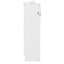 Lit escamotable simple de taille simple pliable sur le côté avec motif imprimé tendance, éclairage à DEL sous le lit et prise USB intégrée - Design peu encombrant - blanc
