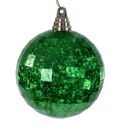 The Holiday Aisle® 4.75" Mirror Mercury Ornament. It includes 4 pieces per bag.
