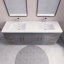 Meuble-lavabo sur pied avec lavabo en acrylique renforcé Verda-264437674