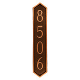 Piedmont 4-Line Wall Address Plaque