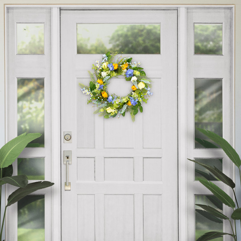 Faux Pine Polyester 24'' Wreath