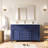 Metal Rectangle Mirror with Aluminum Frame, Bathroom Mirror with Resistant Glass-1301543975-1299815390