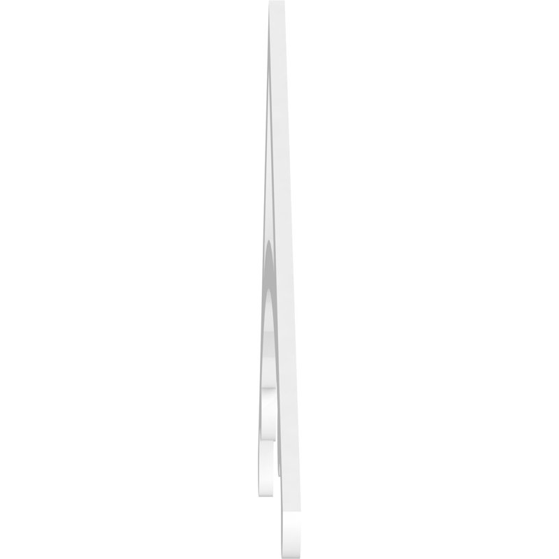 Pignon en PVC de qualité architecturale Legacy, H 30 po x l 72 po x P 1 po, 10 / 12