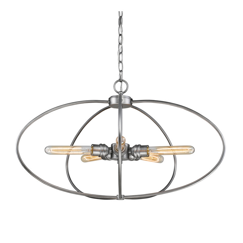 Lustre spoutnik 5 lumières Pulliam