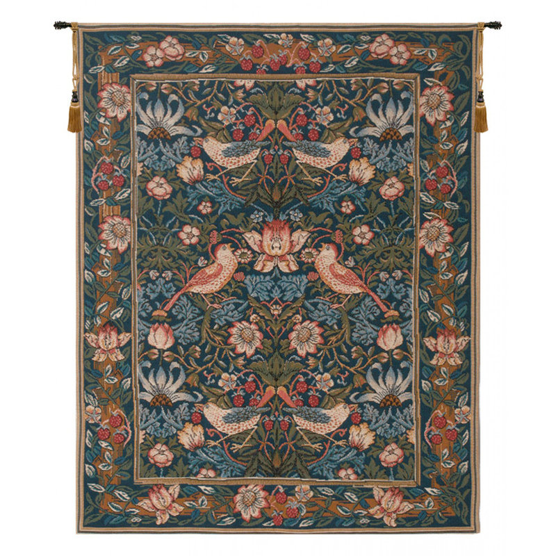 Loom Woven Cotton Blend Wall Hanging, 26" H x 19" W x 0.1" D