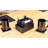 Leather 1 Piece Coaster Set With Holder