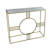 Contemporary Gold 36.5" Console Table with Durable Marble and Iron Construction-1415259922-1415259923