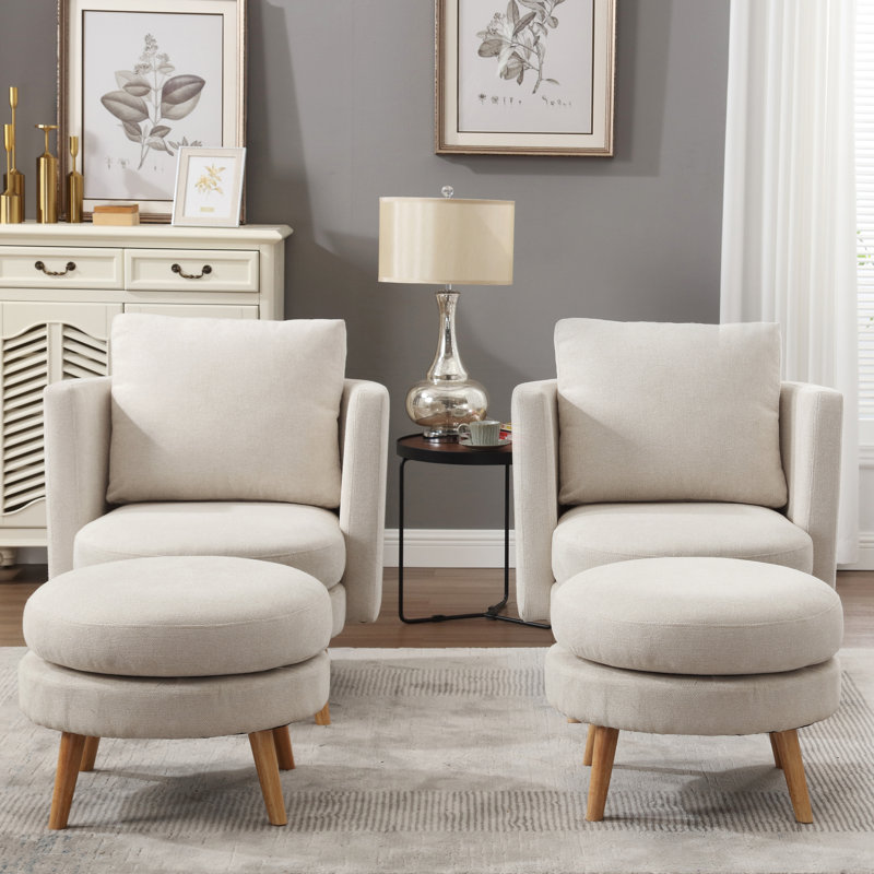 Fauteuil Kearah, Naturel, Beige