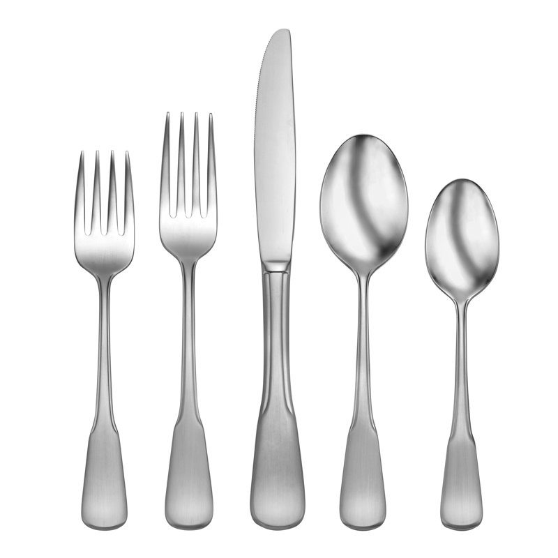 Colonial Boston 45 Piece Flatware Set, Service for 8