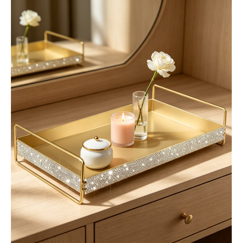 Plateau de parfum Crystal Rhinestone