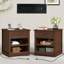 Tables de bout Monrovia 24 po avec rangement et prises intégrées pour le salon, la chambre à coucher et le bureau-103077549