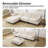 Modern Chenille Upholstered Modular Sofa Bed-437956146