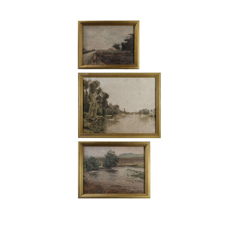 Back Roads Nature-Inspired Framed Wall Art Trio - Set of 3