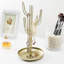 Cactus Gold Metal Jewellery Stand