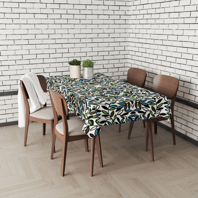Elegant Tablecloth (55 x 86 inches), 65% Cotton / 35% Polyester, Easy Clean, Machine Washable, Tumble Dryer Safe, Ironable | Perfect for Dining Room or Special Occasions, Durable & Stylish Home Essential