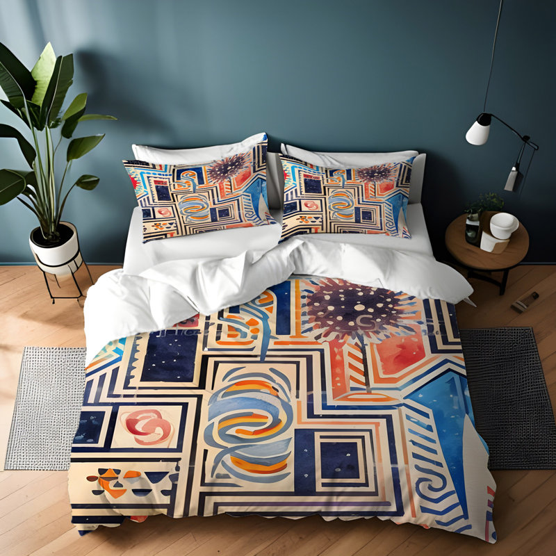 Literie, Housse de couette pour très grand lit et 2 très