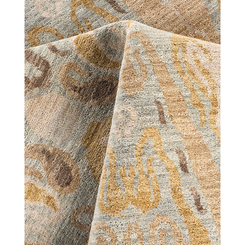 Overdyed One-of-a-Kind 8' 0" X 10' 1" Hand Knotted Area Rug