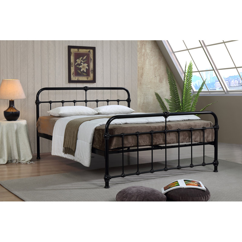Logan Bed, Black, Kingsize (5')