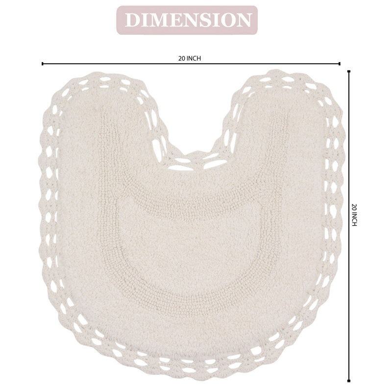 Tapis de salle de bain Hampton, Ivoire