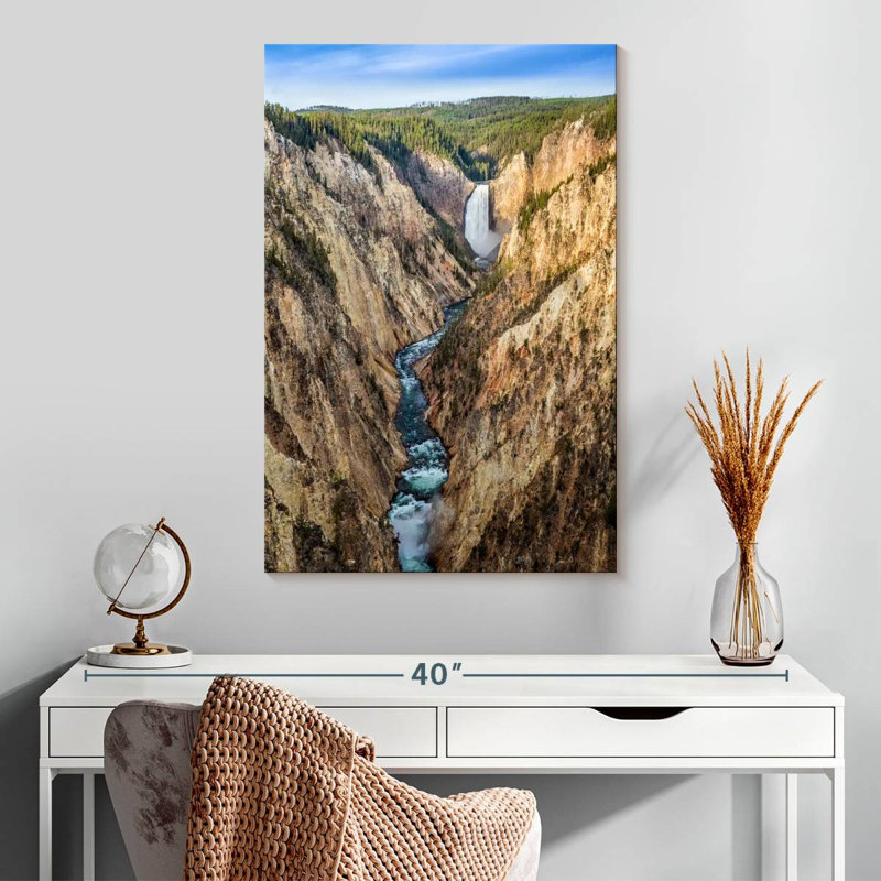 Alvord Yellowstone River Grand Canyon, H 30 po x l 20 po