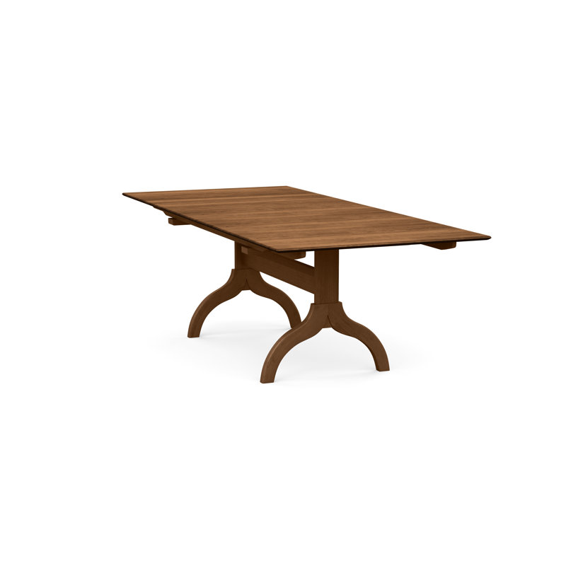 Sarah Four Leg Extension Table, Saddle Cherry, 60" L x 38" W
