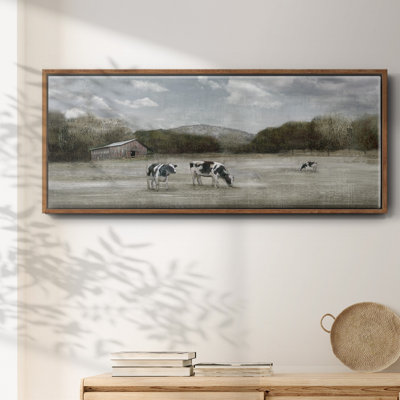 Country Satisfaction- Framed Canvas