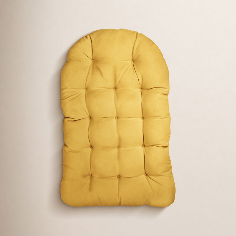 Outdoor Seat/Back Cushion Egg Chair Cushion, Fresco Daffodil