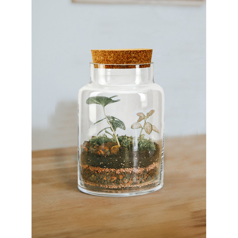 Vase de table en verre Crustal