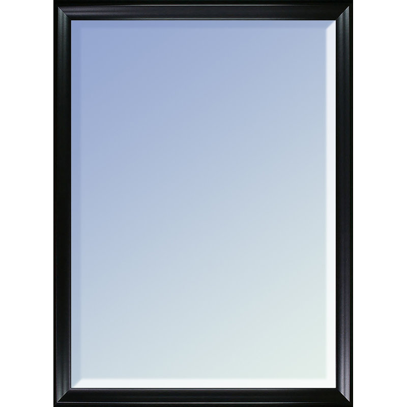 Elyus Wood Rectangle Wall Mirror, Natural