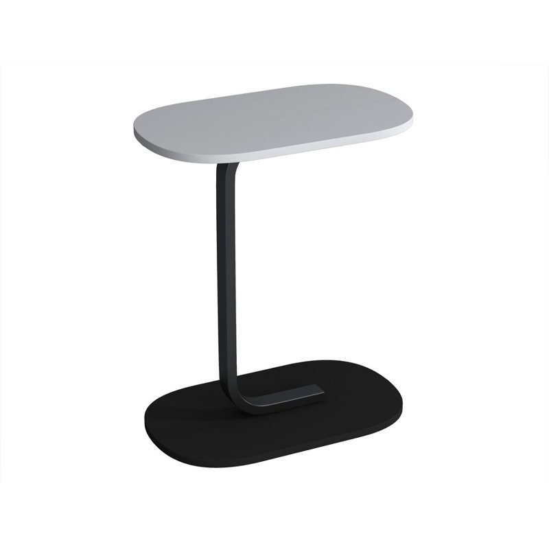 Darrett 30cm W Metal Bedside Table, Grey