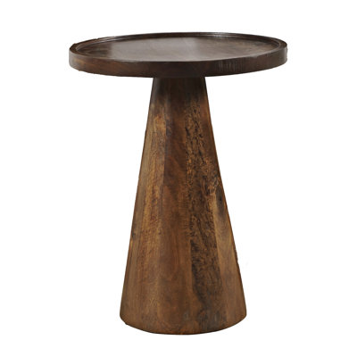 Jean 3-Piece Jean Solid Mango Wood Tray Top Nesting Table Set