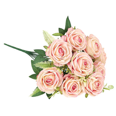 Artificial Royal Rose Flower Stem Bush Bouquet