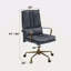 Chaise de bureau en cuir