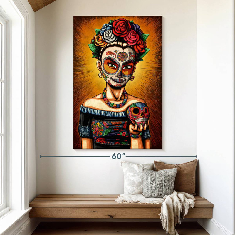Lelend Skull Rita, 51" H x 34" W