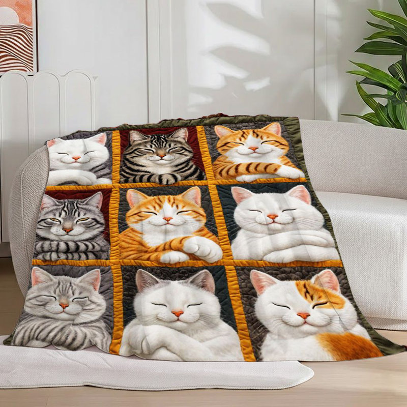 Couverture en flanelle 1Pc, L 30 po x L 40 po