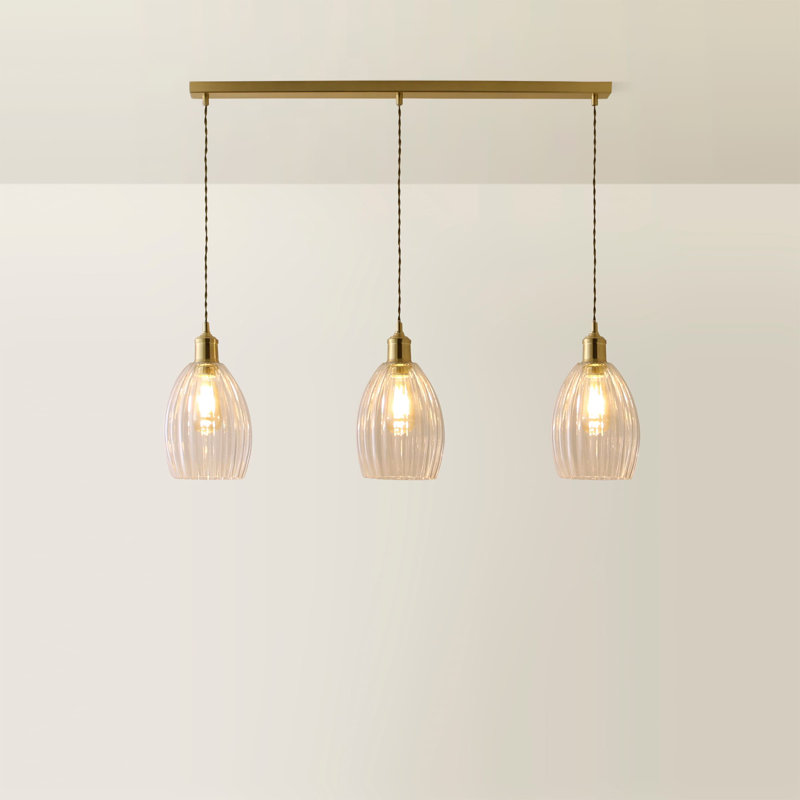 Dellis 3 - Light Pendant, Brushed Gold