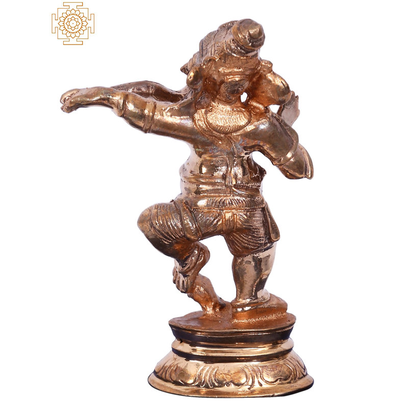 Petite figurine Ganesha Madhuchista Vidhana dansante