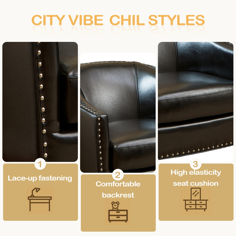 Chaise Charles, Noir