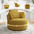 Niama Upholstered Swivel Lounge Armchair With Pillows-1154833262