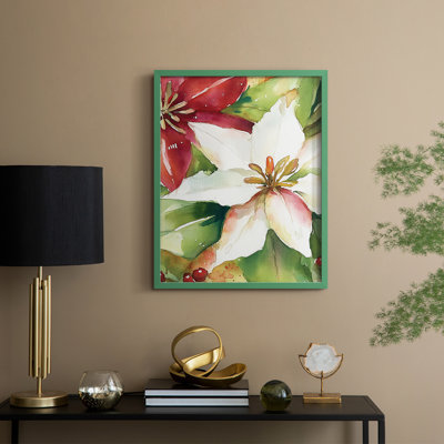 «Christmas Holiday Art DCCLI», reproduction d'art encadrée - bois massif