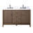 Caldwell 54" Double Sink Freestanding Bathroom Vanity with Engineered Marble Top-107663215-107663221-107663223