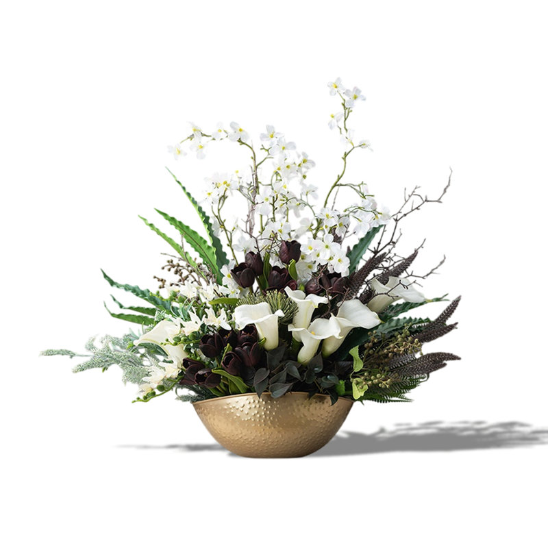 Bouquet de fleurs artificielles haut de gamme pour le salon et le décor de table