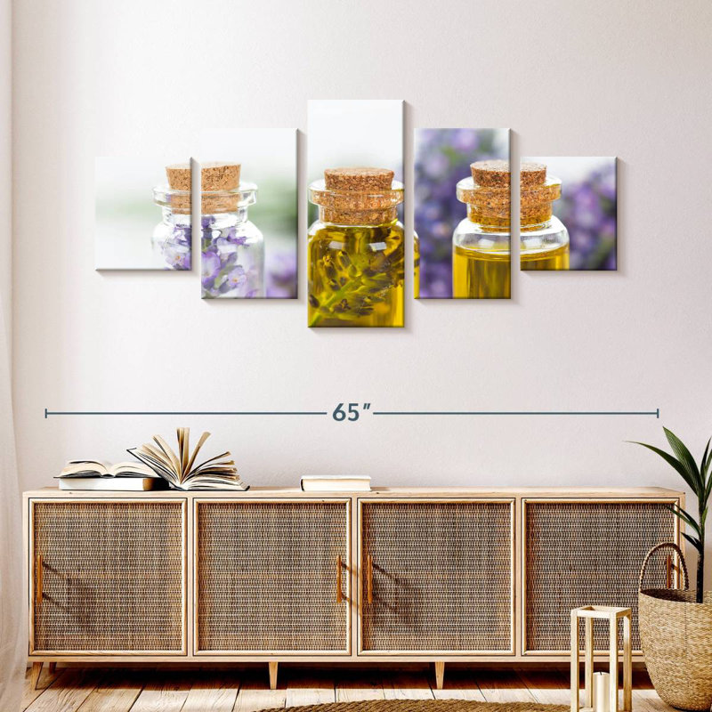 Huiles essentielles de lavande, H 24 po x l 55 po
