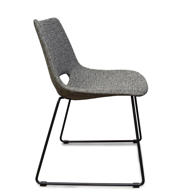 Jordan Upholstered Side Chair in Gray