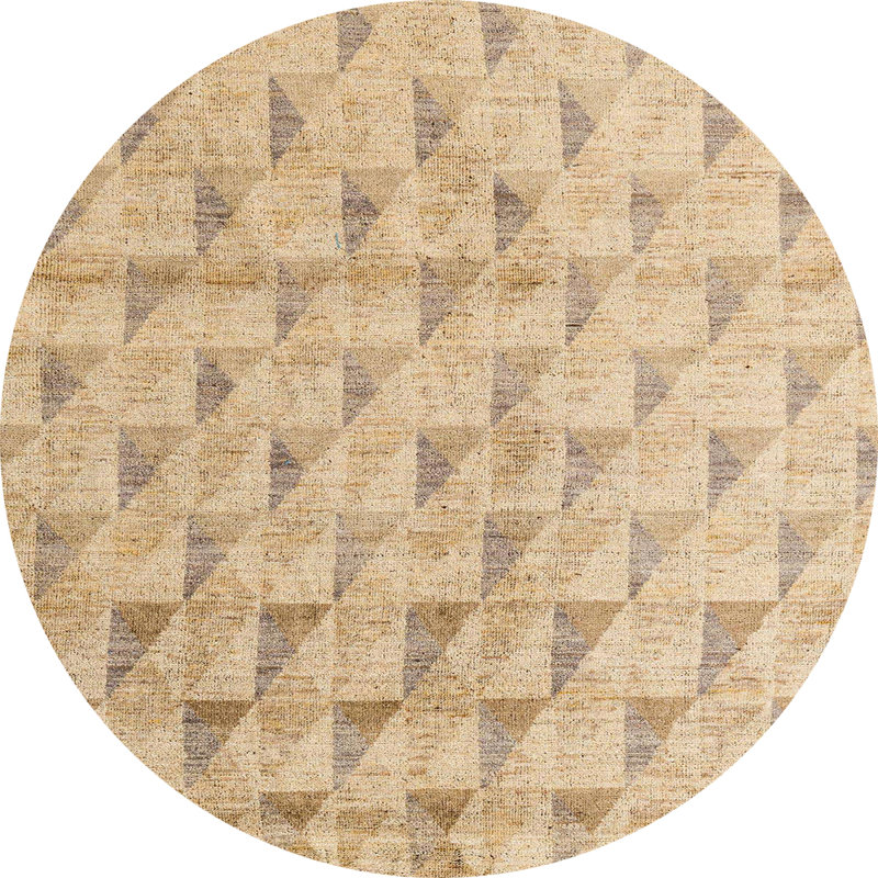 Tapis abstrait moderne 5066, Rond 3 pi