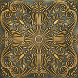 Spanish Silver 1.6 ft. x 1.6 ft. Polystyrene Glue-up Ceiling Tile