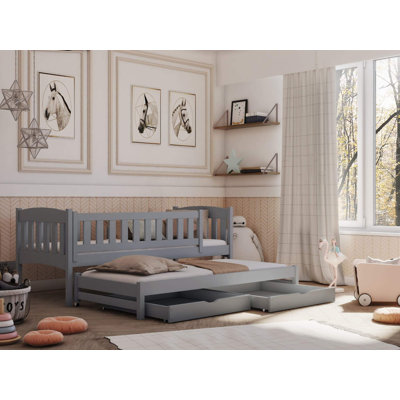 Wyeth 90 X 190cm Daybed with Storage Included with Trundle Included