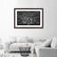 Moscow City Map - Single Picture Frame Print-351938768-351938771